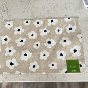 Kate spade tan/ floral placemats, set of 8